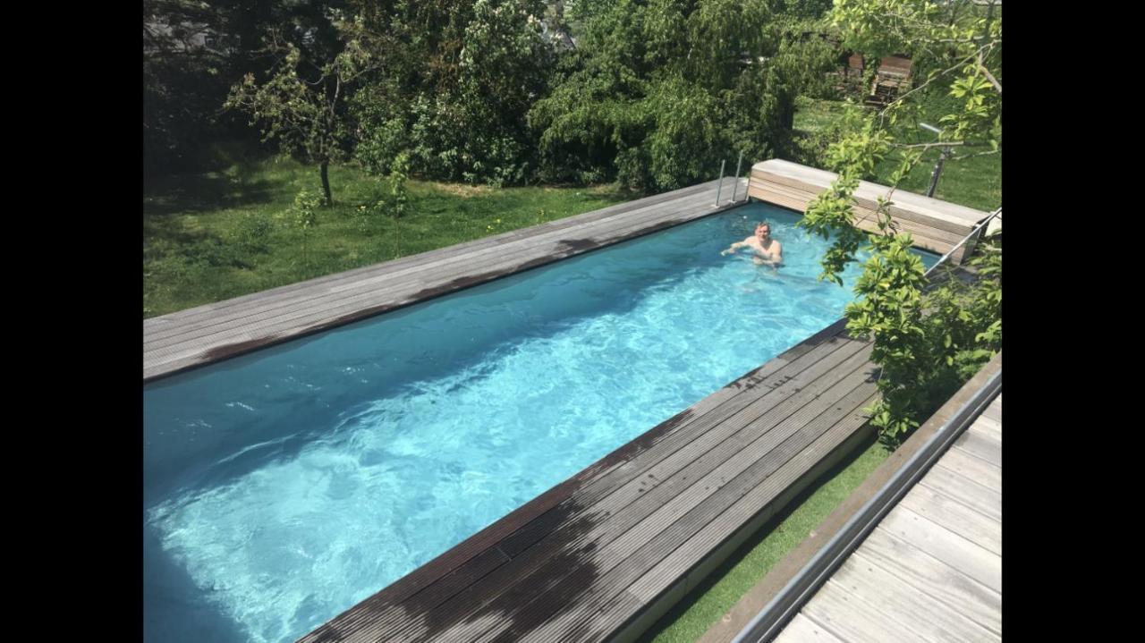 Ferienwohnung Apartment Doppelzimmer In Der Villa Naturpark Rheinblick, Ruhig, Aussicht, Pool كوبلنس المظهر الخارجي الصورة